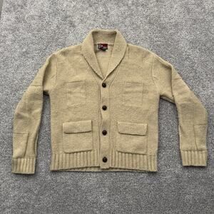 Vintage 90s‎ Cardigan Sweater Womens Large Grandpacore Old Money Cozy Workwear